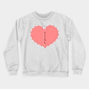 InSaine1ove Pink Heart Crewneck Sweatshirt